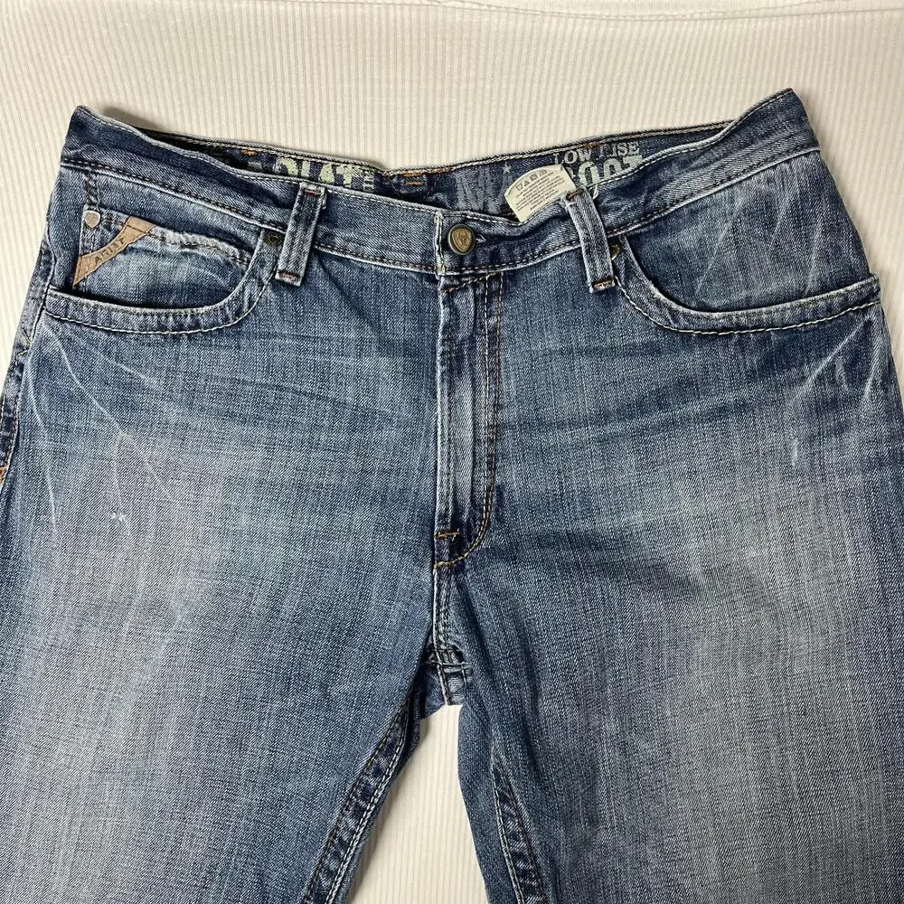 Ariat M4 Jeans Mens 36x30 Blue Medium Wash Relaxed Bootcut Low Rise Denim